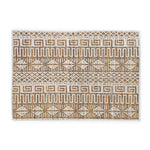 placemat natural white tribal