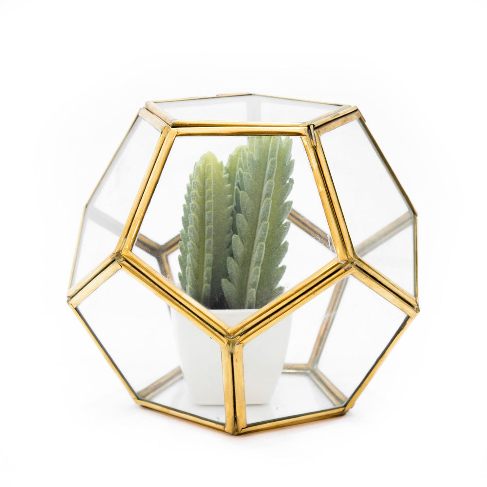 
                  
                    Load image into Gallery viewer, Brass Instant Garden Hexagon
                  
                