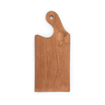 Teak wood cutting board curved holder