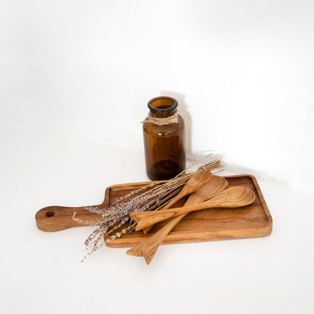 
                  
                    Load image into Gallery viewer, Wooden Cutting Board or tray Rustic with Long Handle
                  
                