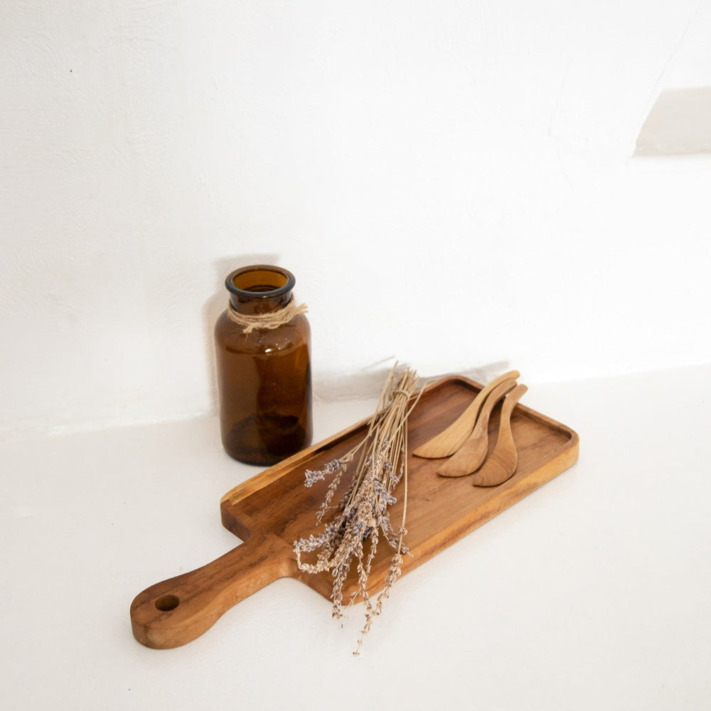
                  
                    Load image into Gallery viewer, Wooden Cutting Board or tray Rustic with Long Handle
                  
                